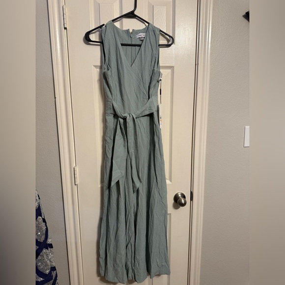 Calvin Klein Collection Pants - Calvin Klein woman’s size 2 romper light green stretch lightweight- NWT